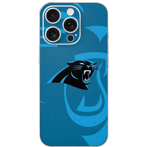 NFL Carolina Panthers Double Vision iPhone 16 Pro Skin